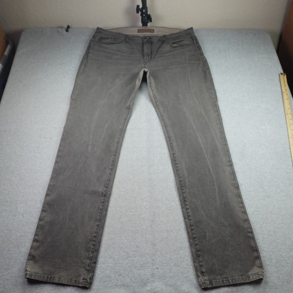 Joe's Jeans Mens 38 Gray Brixton Casual Straight Leg Shadow Denim